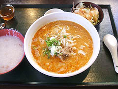 菜館Wong・自家製胡麻タンタン麺セット